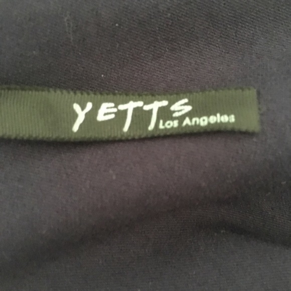 Yetts LA // Navy Ruffle Bodycon Open Back Dress L dr1 - Picture 7 of 8